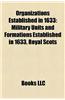 Organizations Established in 1633: Military Units and Formations Established in 1633, Royal Scots