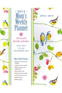 Watercolor Birds Mom's Weekly Planner 2013