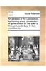 Address of the Convention, for Framing a New Constitution of Government, for the State of Massachusetts-Bay, to Their Constituents.