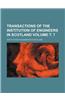 Transactions of the Institution of Engineers in Scotland Volume . 7