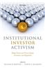 Institutional Investor Activism: Hedge Funds and Private Equity, Economics and Regulation