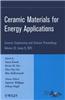 Ceramic Materials for Energy Applications
