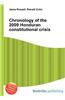 Chronology of the 2009 Honduran Constitutional Crisis