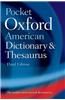 Pocket Oxford American Dictionary and Thesaurus