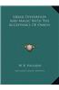 Greek Divination and Magic with the Acceptance of Omens