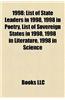 1998: List of State Leaders in 1998, 1998 in Poetry, 1998 in Literature, 1998 in Lgbt Rights, 1998 in Video Gaming, 1998 in