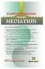 Conflict Resolution through MEDIATION