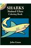 Sharks Stained Glass Coloring Book