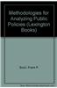 Methodologies for Analyzing Public Policies