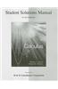 Student Solutions Manual to Accompany Calculus