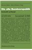Die Alte Bundesrepublik: Kontinuitat Und Wandel