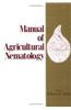 Manual of Agricultural Nematology