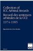 Collection of ICC Arbitral Awards, 1974-1985
