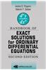 Handbook of Exact Solutions for Ordinary Differential Equations, Second Edition