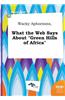 Wacky Aphorisms, What the Web Says about Green Hills of Africa