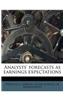 Analysts' Forecasts as Earnings Expectations