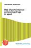 Use of Performance-Enhancing Drugs in Sport