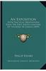 An Exposition: With Practical Observations, Upon the First Eleven Chapters of the Book of Genesis (1839)