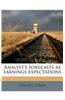 Analyst's Forecasts as Earnings Expectations