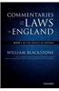 The Oxford Edition of Blackstone's: Commentaries on the Laws of England: Book I: Of the Rights of Persons