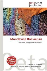 Mandevilla Boliviensis