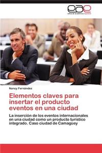 Elementos Claves Para Insertar El Producto Eventos En Una Ciudad