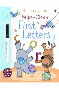 Wipe-Clean First Letters [With Marker]
