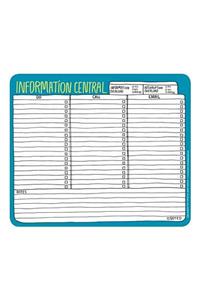 Hand Lettered Mousepad: Info Central