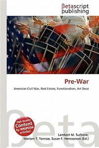 Pre-War