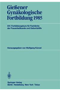 Giessener Gynakologische Fortbildung 1985: XIV. Fortbildungskurs Fur Facharzte Der Frauenheilkunde Und Geburtshilfe