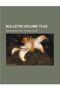 Bulletin Volume 73-82