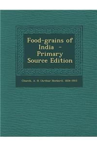 Food-Grains of India