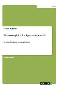 Finanzausgleich Im Sportwettbewerb