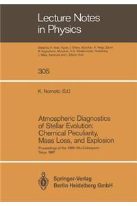 Atmospheric Diagnostics of Stellar Evolution: Chemical Peculiarity, Mass Loss, and Explosion