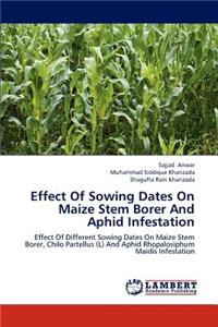 Effect of Sowing Dates on Maize Stem Borer and Aphid Infestation