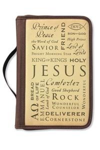 Inspiration Names of Jesus Large Book & Bible Cover