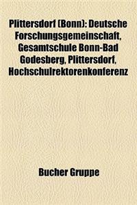 Plittersdorf (Bonn): Deutsche Forschungsgemeinschaft, Gesamtschule Bonn-Bad Godesberg, Plittersdorf, Hochschulrektorenkonferenz