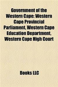 Government of the Western Cape: Western Cape Provincial Parliament, Western Cape Education Department, Western Cape High Court