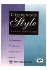 C - Elements Of Style For C & C++