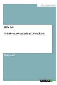 Politikverdrossenheit in Deutschland