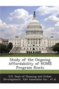 Study of the Ongoing Affordability of Home Program Rents
