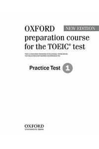 Oxford Preparation Course for the TOEIC Test 1