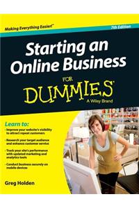 Starting an Online Business for Dummies
