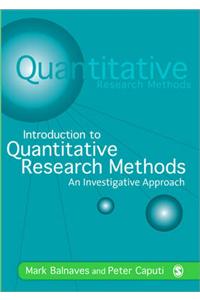 Introduction to Quantitative Research Methods
