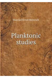 Planktonic Studies