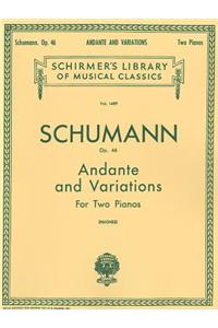 Andante and Variations, Op. 46: Piano Duet