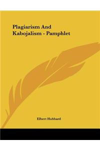 Plagiarism and Kabojalism - Pamphlet