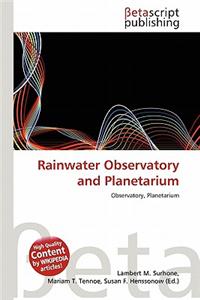 Rainwater Observatory and Planetarium