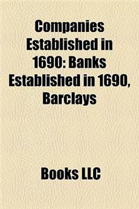 Companies Established in 1690: Banks Established in 1690, Barclays
