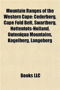 Mountain Ranges of the Western Cape